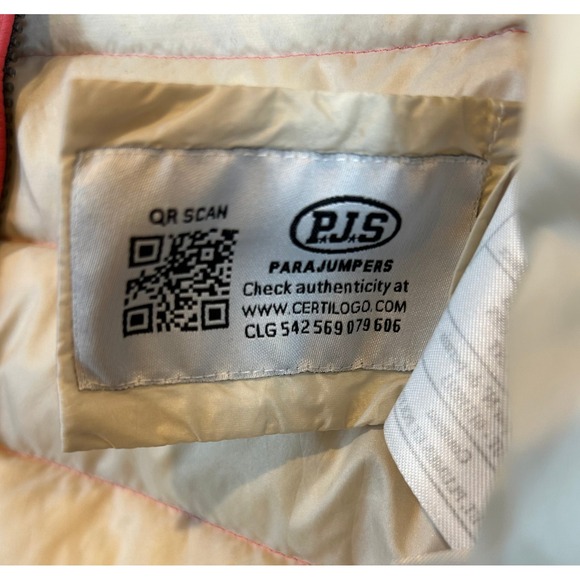 Authentic Parajumpers Kids Lightweight Down Filled Puffer Jacket Coral Size YS - Picture 4 of 16